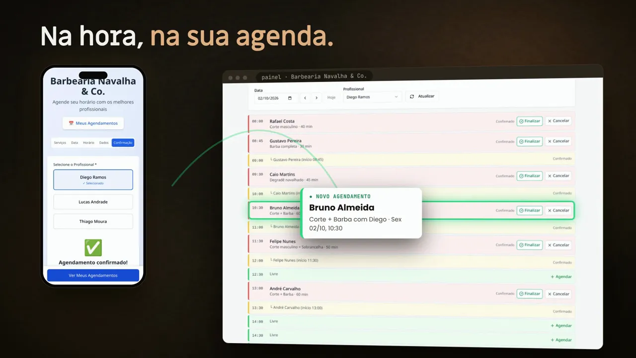 Tela do Estalo Agenda